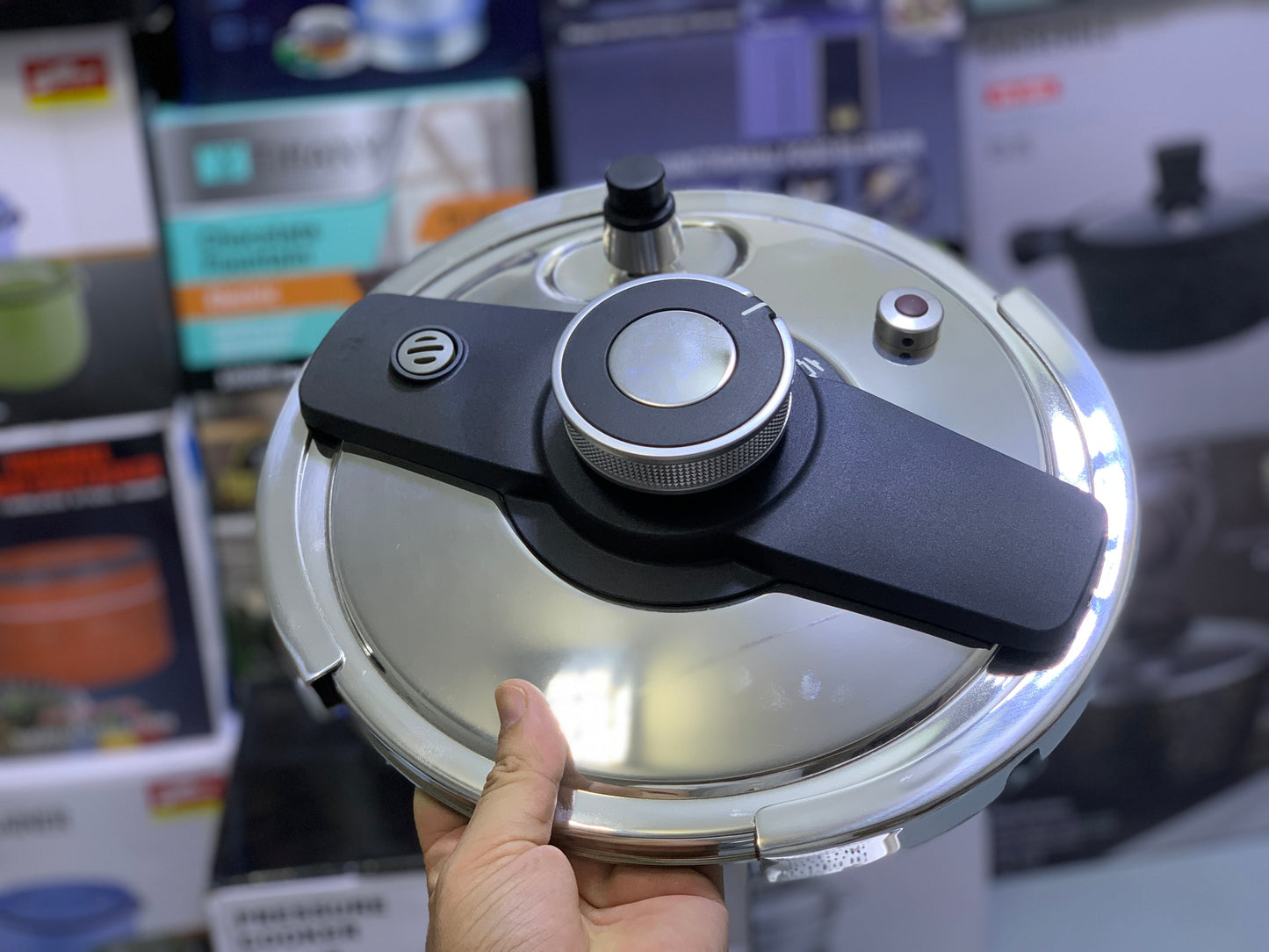 happpy unique 9L 2 in 1 Pressure Cooker Stainless Steel