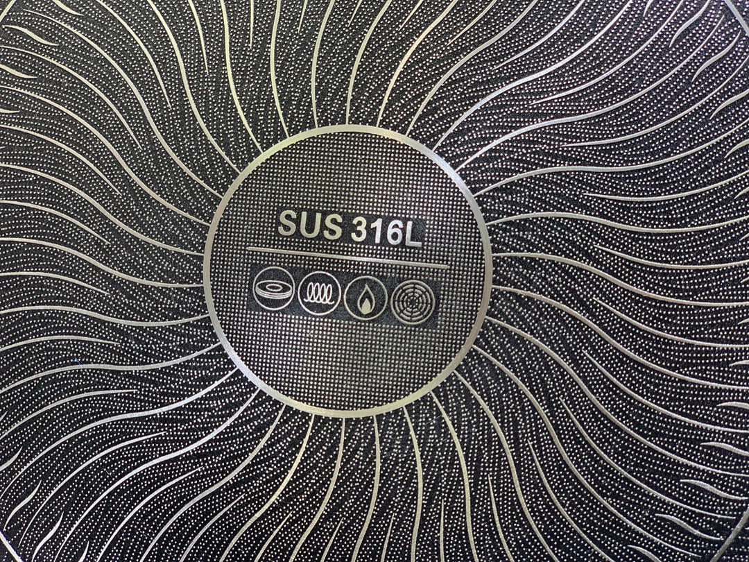 Laser Coating Shallow Casserole Complete Set Pure Non Stick (Sizes:26cm,28cm and 30cm)