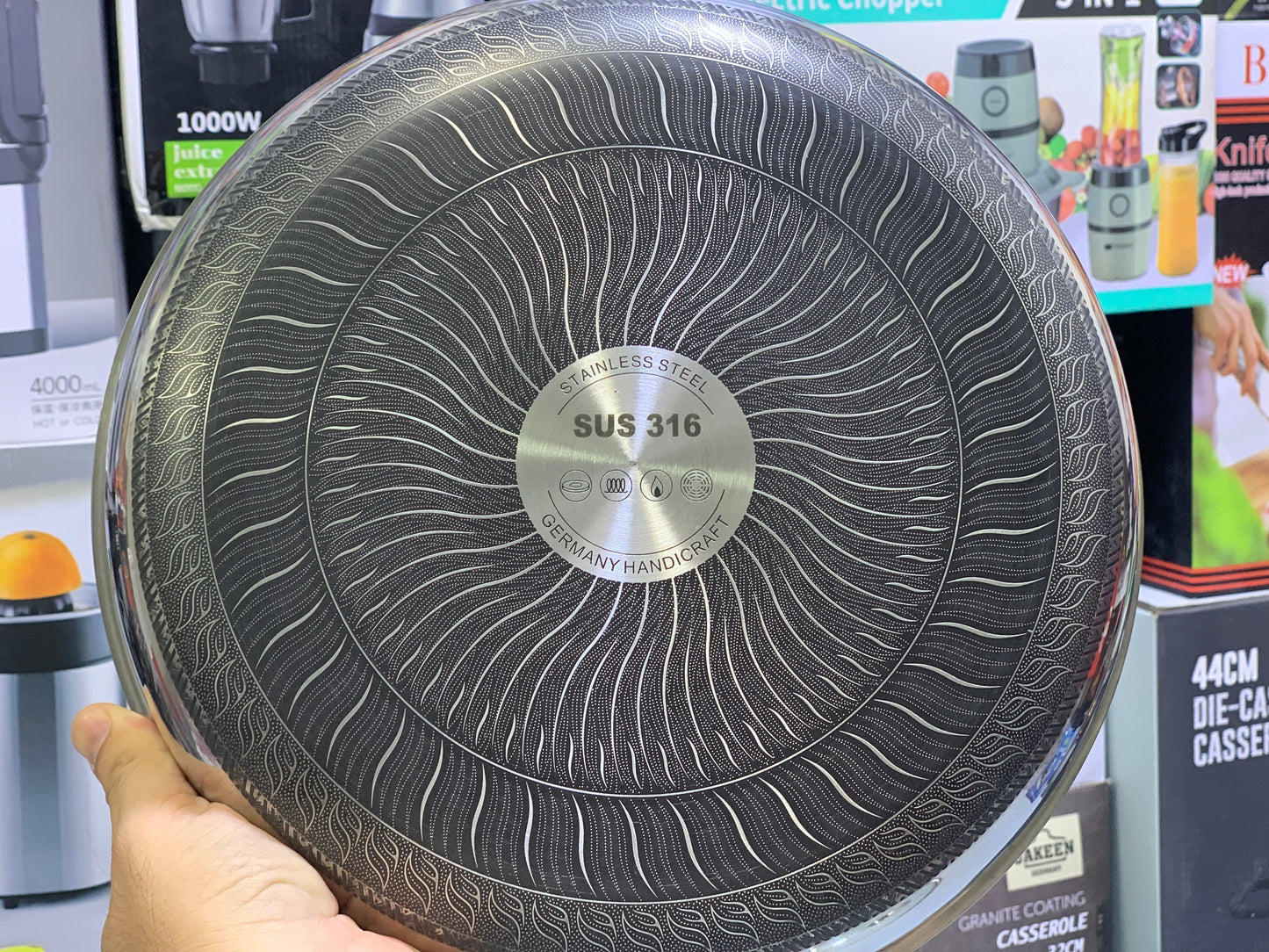 Shallow Skillet Laser Coating Non Stick