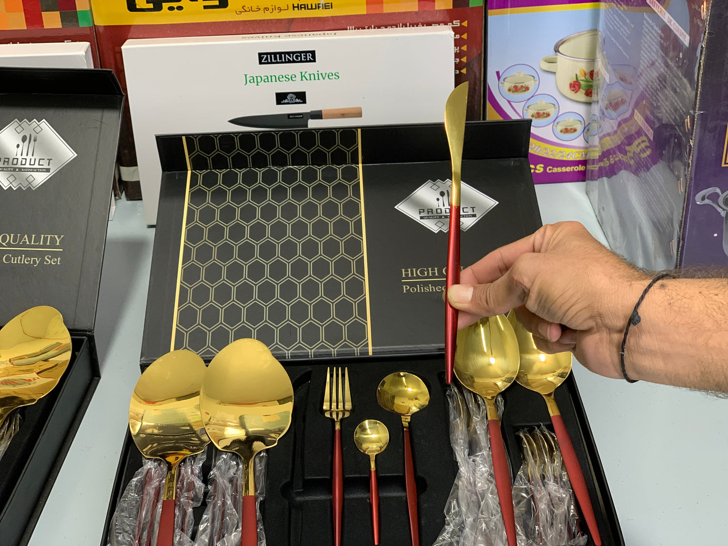 IMPORT Stainless Steel Cutlery Set 28 Pieces