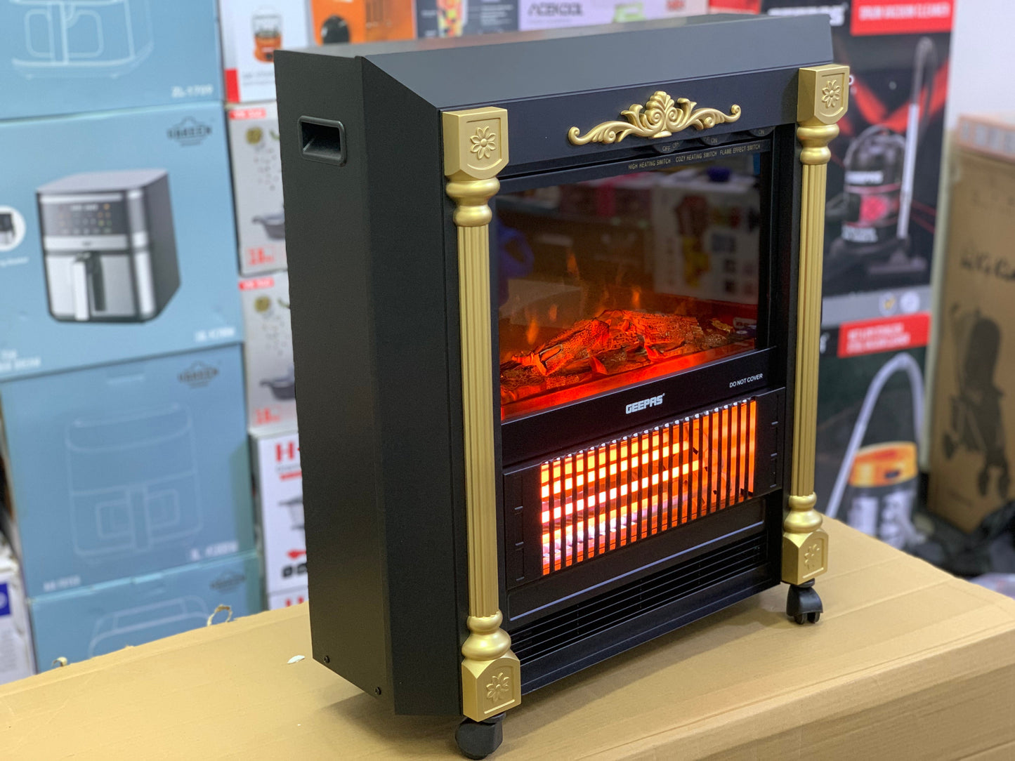 Geepas Electric Heater| 2 Years Warranty| 28579