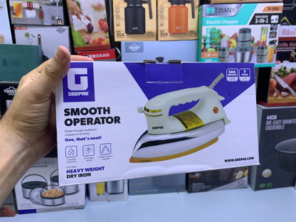 Geepas Dry iron 1200w Non Stick
