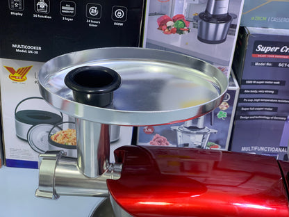 Royalty Line Power Kitchen Machine 3 in 1 6.5 and 1900 watt| Standmixer , Meat chopper and Blender