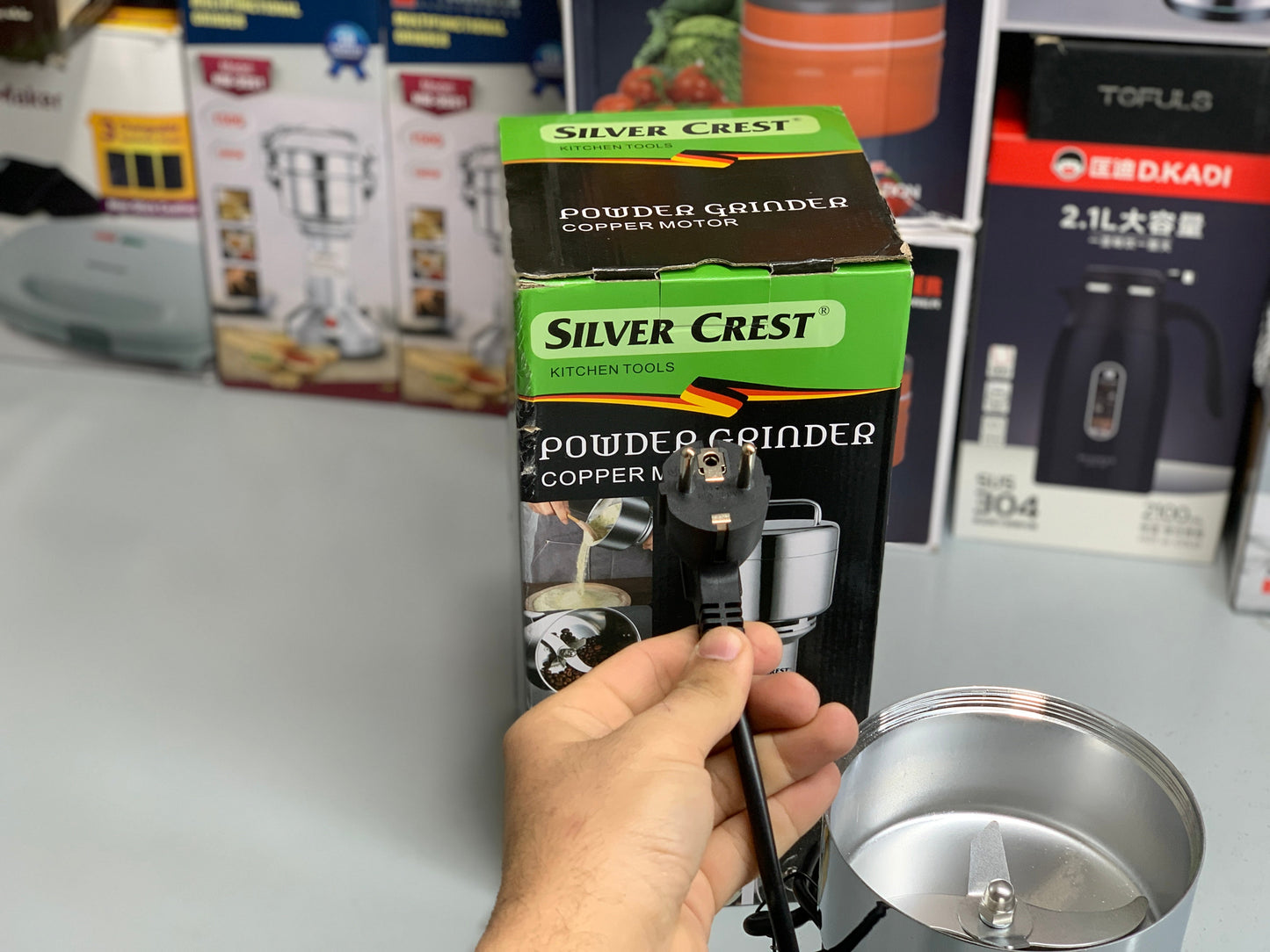 Silver Crest Grinder Stainless Steel