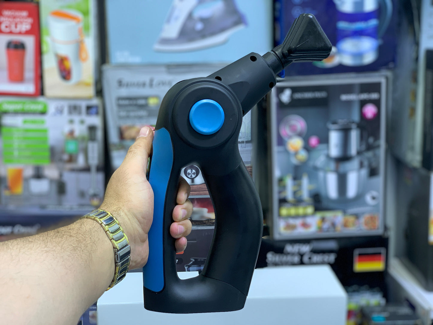 Chirogun Percussion Massage Gun – 4 Speeds | 17 Heads | 2 Bonus Massage Balls