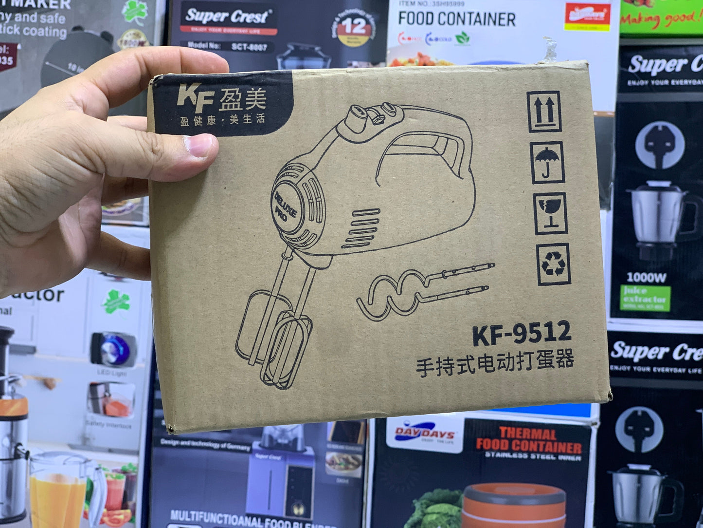 KF Hand Mixer and Dough Maker  Model KF-9512 300w