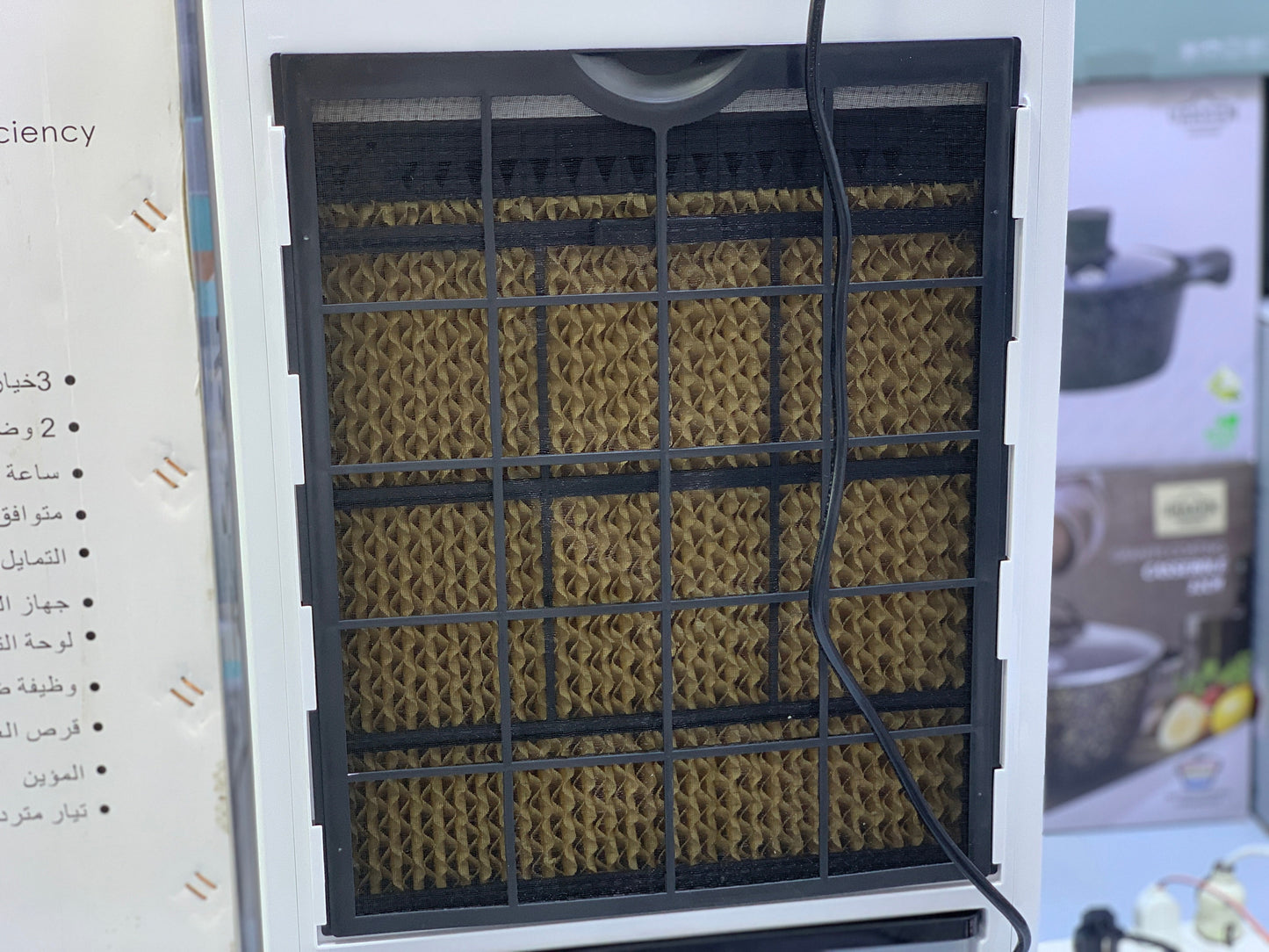 Geepas air cooler BIG Water Tank HoneyComb Pattern cooling technology 150w