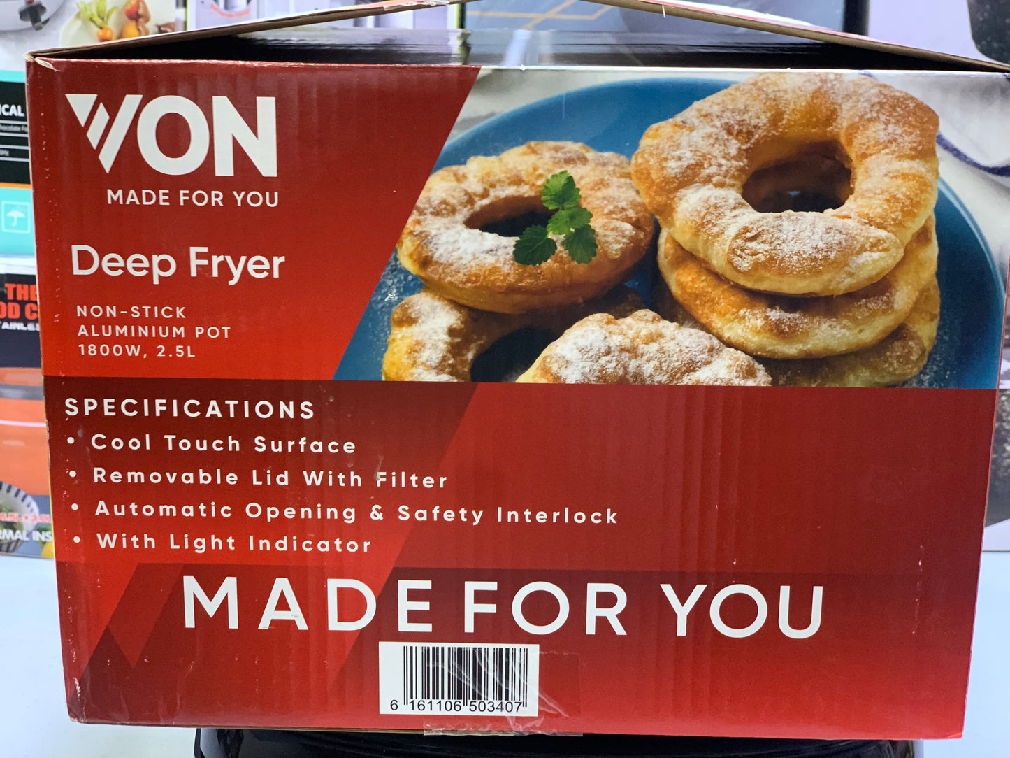 VON Deep Fryer|1800W|2.5L