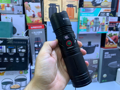 COBA Handheld Torch Model: CB-W409T Rechargeable Flashlight