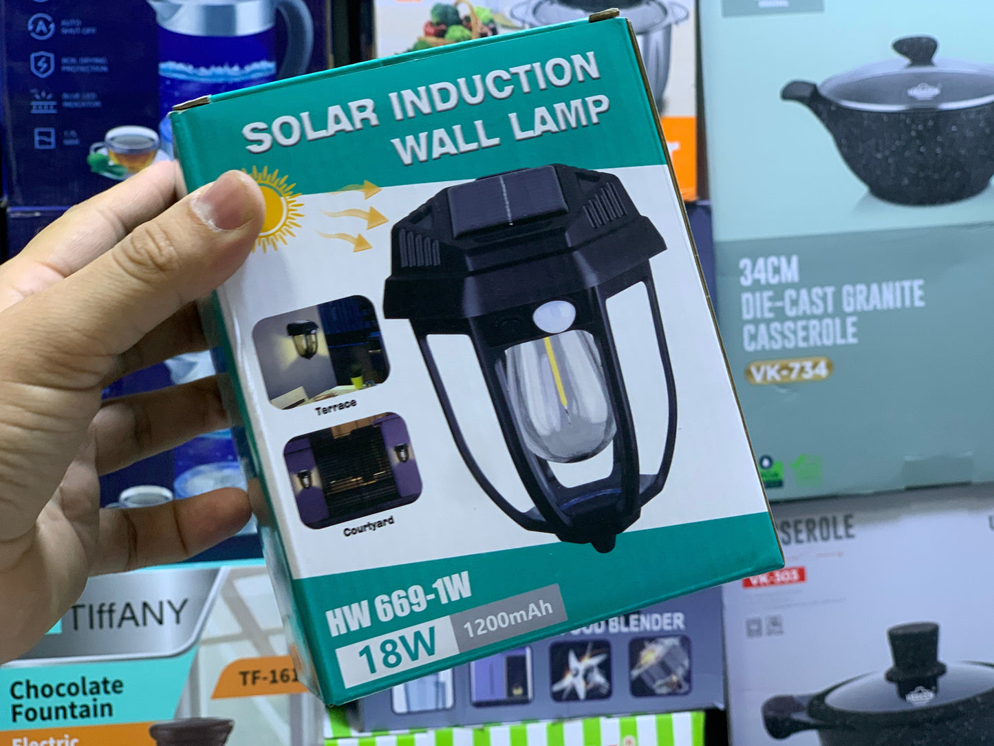 Solar induction wall lamp HW 669-1w | Solar light