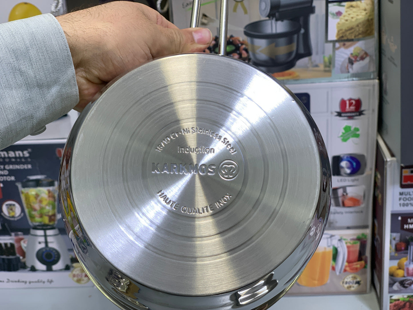 Karkmos 18/10 Cri-Ni Stainless Steel Saucepans