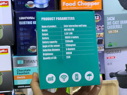 Solar Induction Wall Lamp HW 669-2w