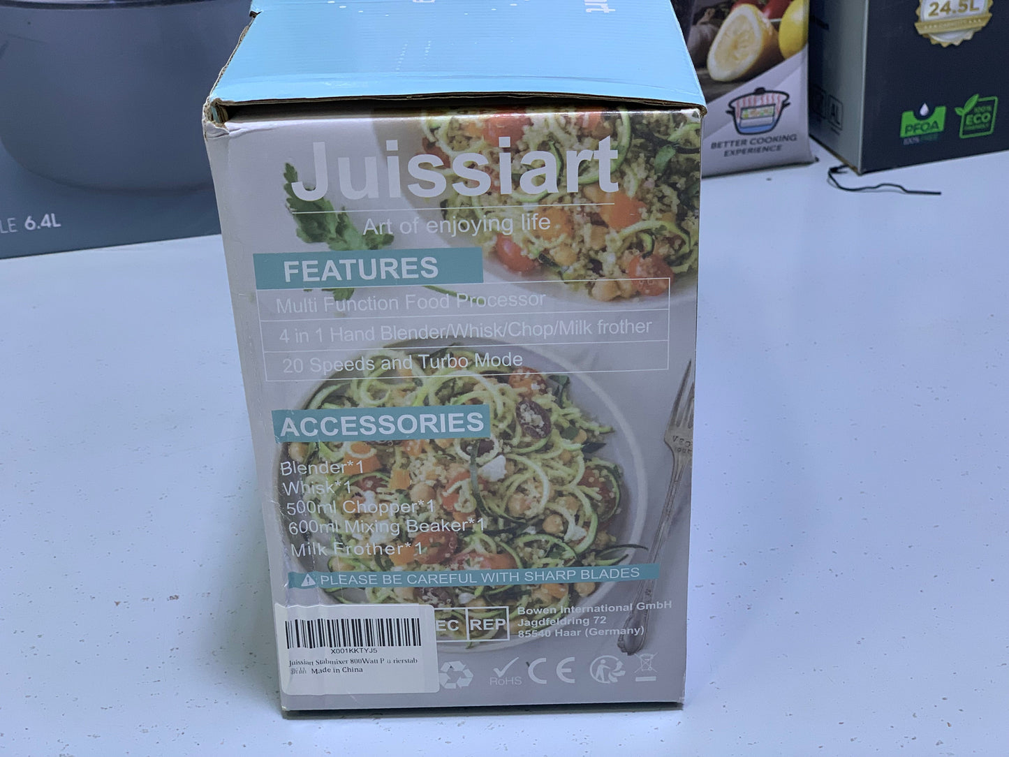 Hand Blender Set 4 in 1 Stainless Steel