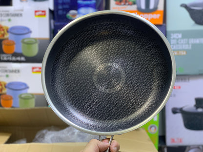 Laser Coating Shallow Frying Pans without lid