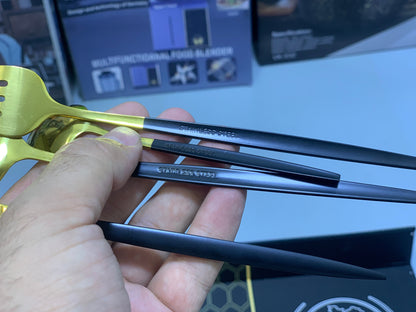 Black and Golden Cutlery Set 24 Pieces