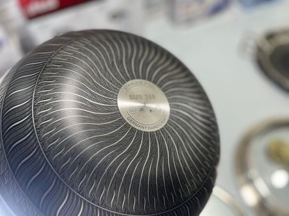 HoneyComb Laser Coating deep karahi/Handi , Stainless Steel