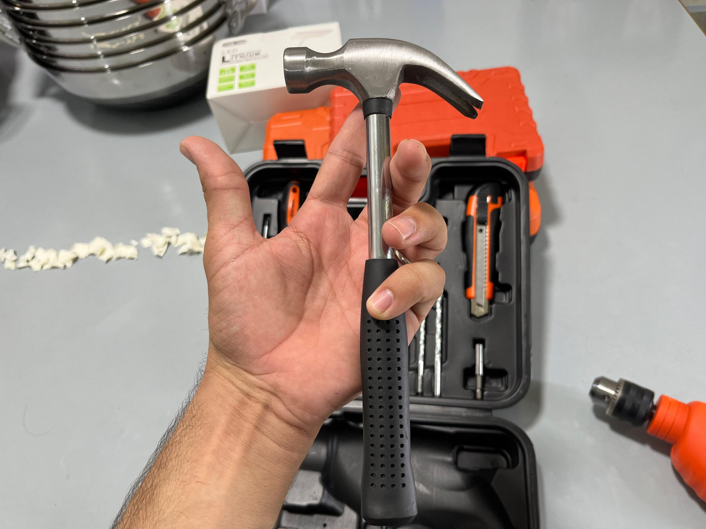 BLACK+DUCKER HAMMER DRILL KIT WITH 40 ACCESSORIES,