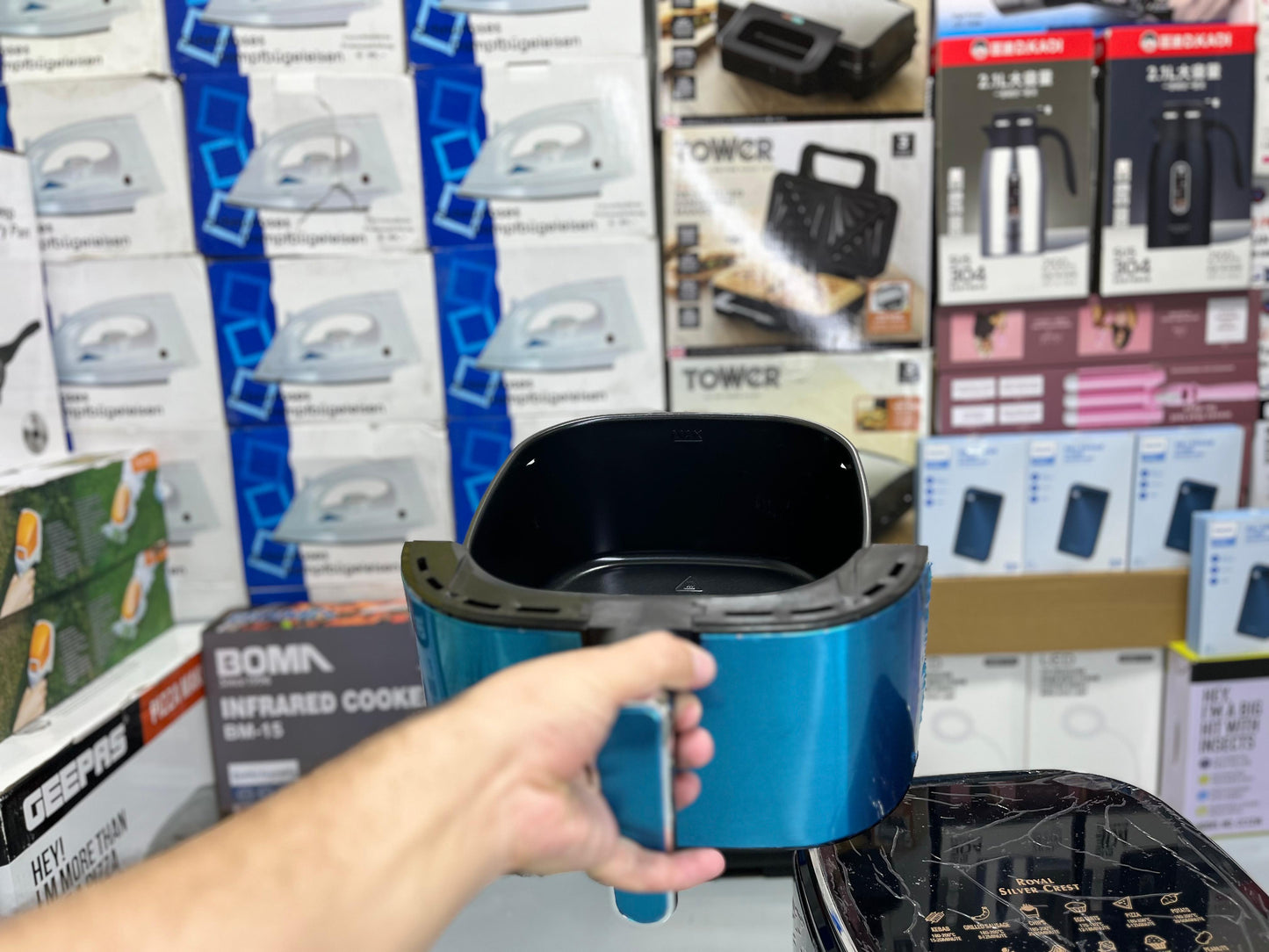 Imported Royal Silver Crest Hot Air Fryer - 12L Electric Oven