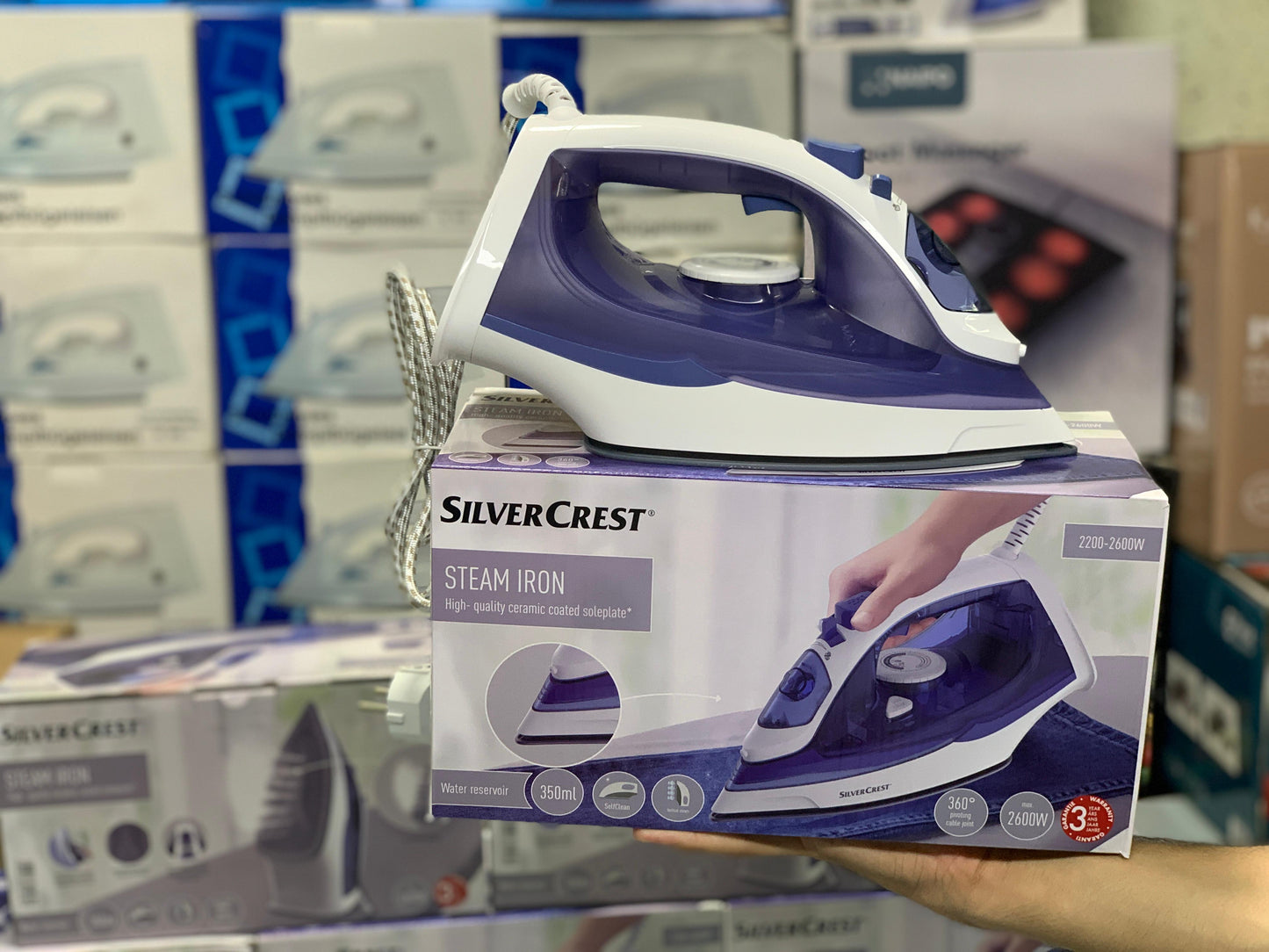 Silver Crest Steam Iron Imported Quality Pure NON STICK