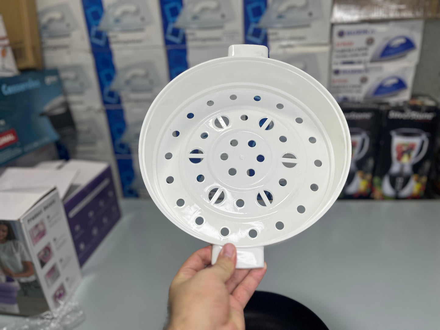 Japan Lot Imported 2-1 Electric Cooker Pan with Steamer - 4L Capacity, 1500W