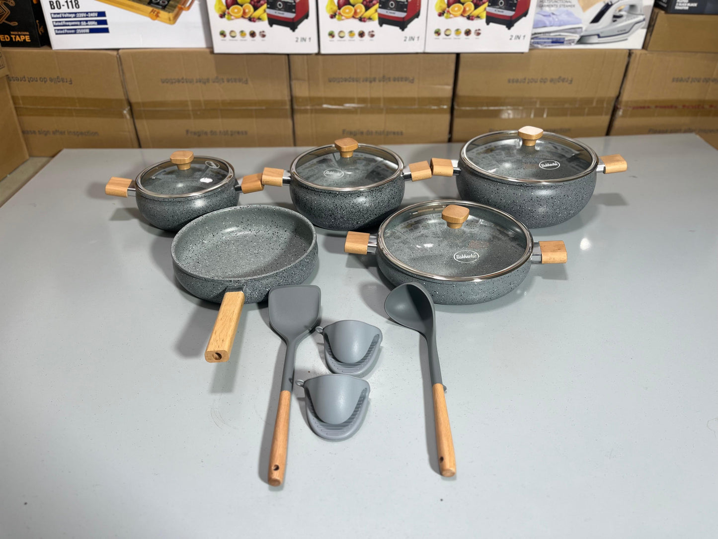 IMPORTED 13pcs Premium Cookware Set – Versatile and Stylish for Every Kitchen
