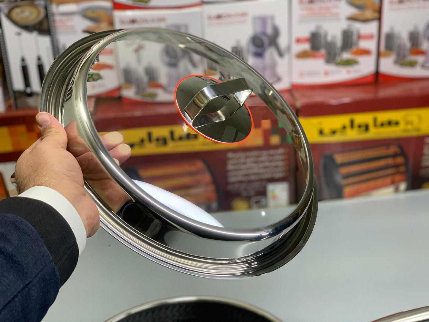 Import Flanek Laser HoneyComb Stainless Steel deep pan