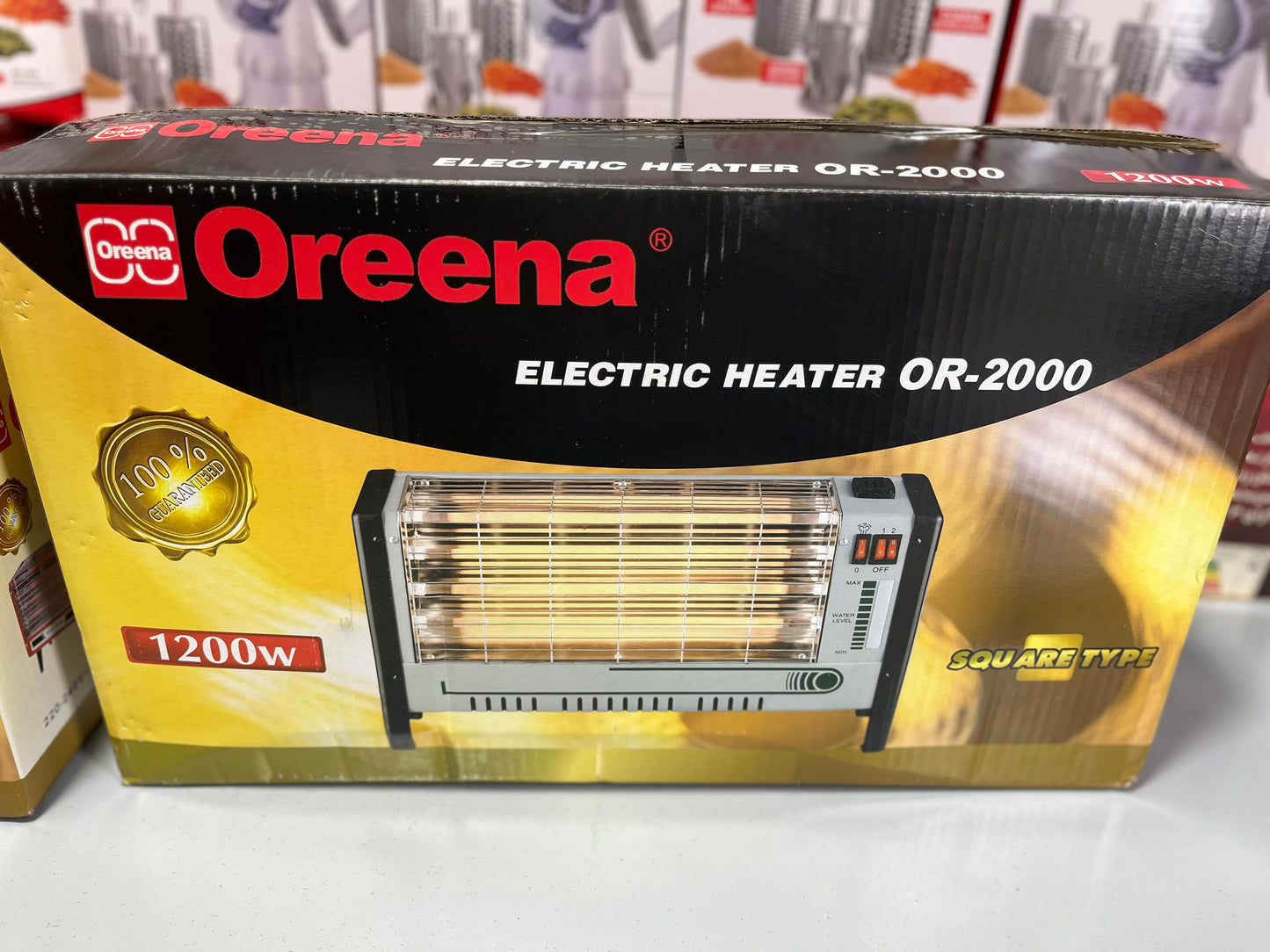 Oreena – Electric Quartz Tube Heater 1200W
