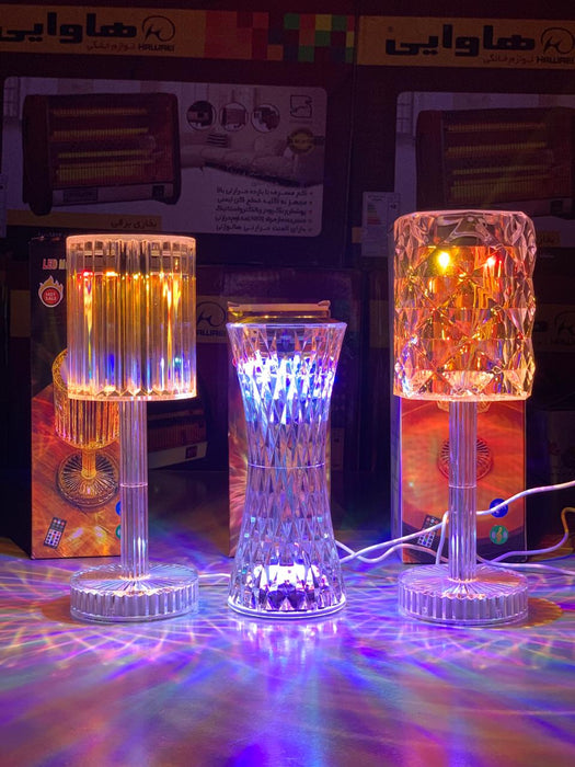 Crystal LED Light with High Quality Speaker 2 in 1 Lamps for Bedroom