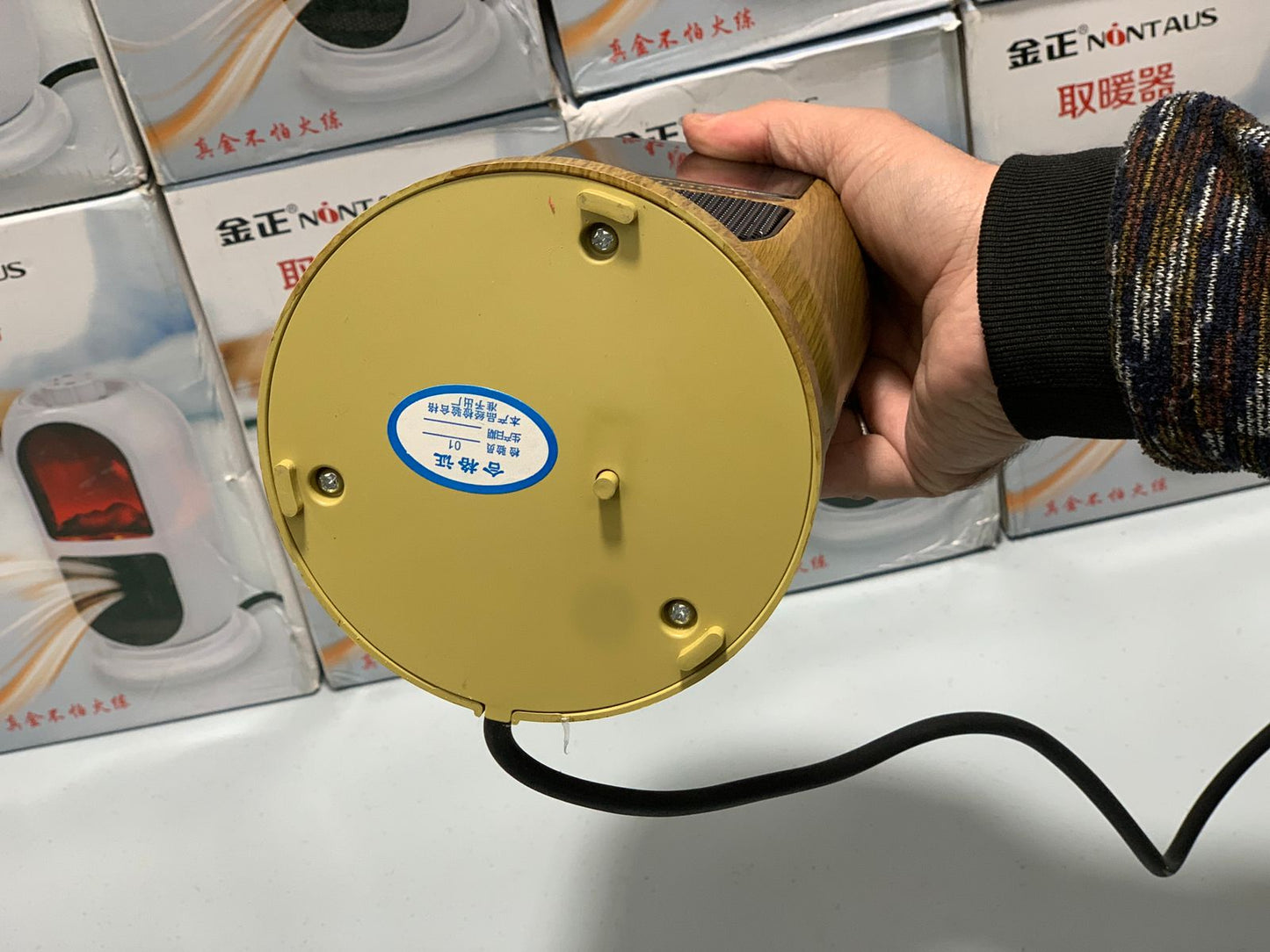 Nontause 3D Flame Heater – Imported Compact & Stylish Heating Solution