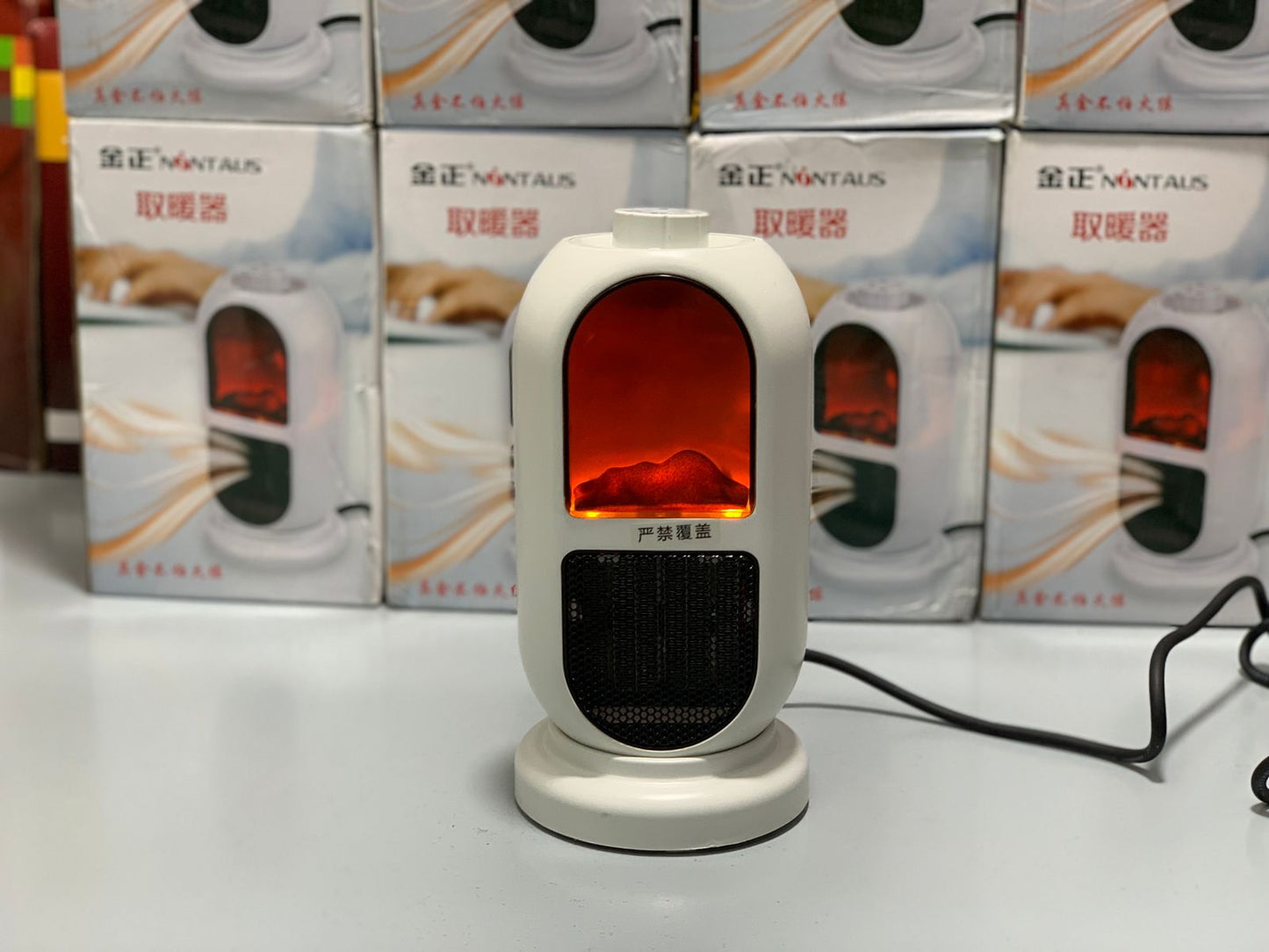 Nontause 3D Flame Heater – Imported Compact & Stylish Heating Solution