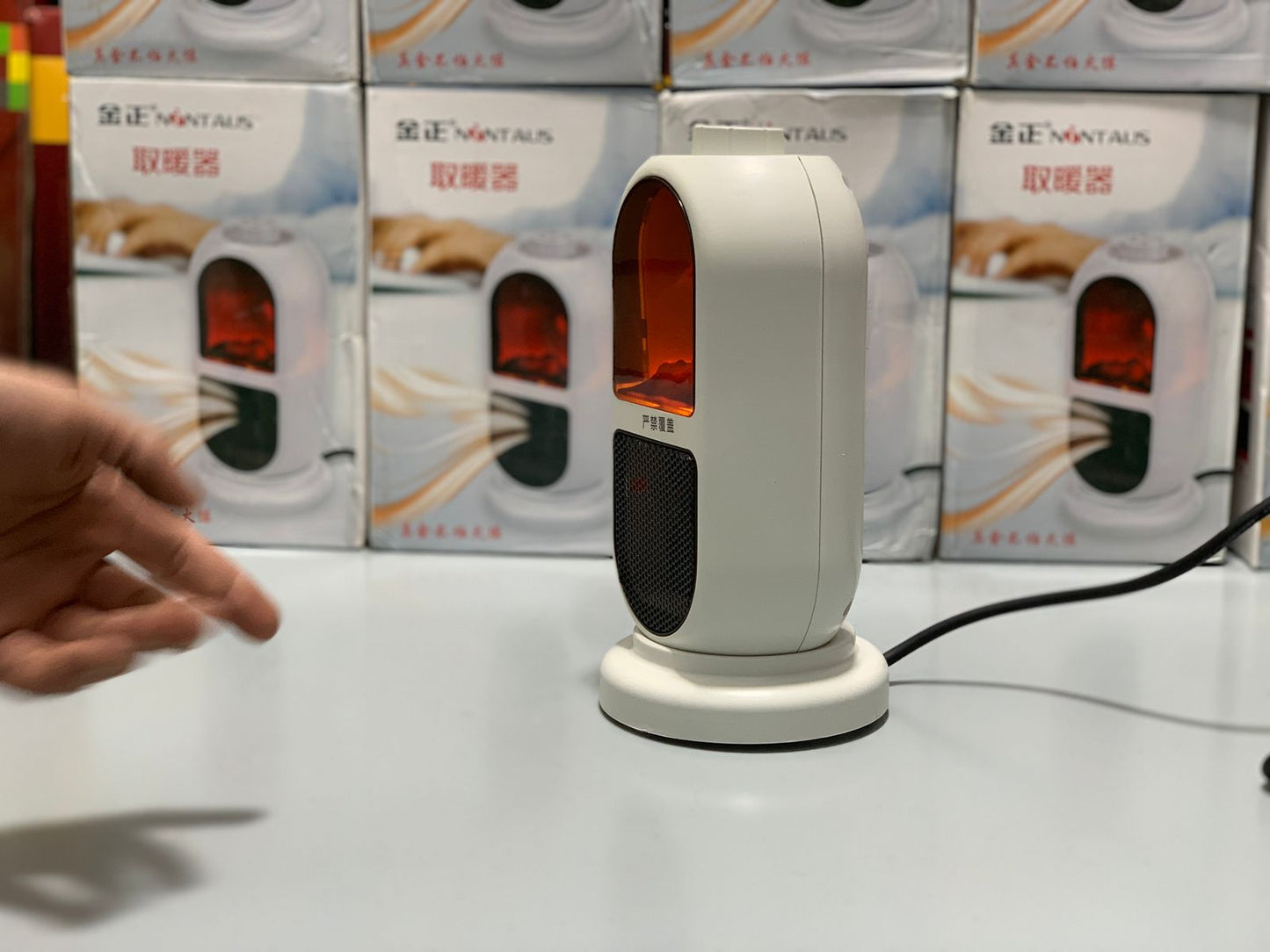 Nontause 3D Flame Heater – Imported Compact & Stylish Heating Solution