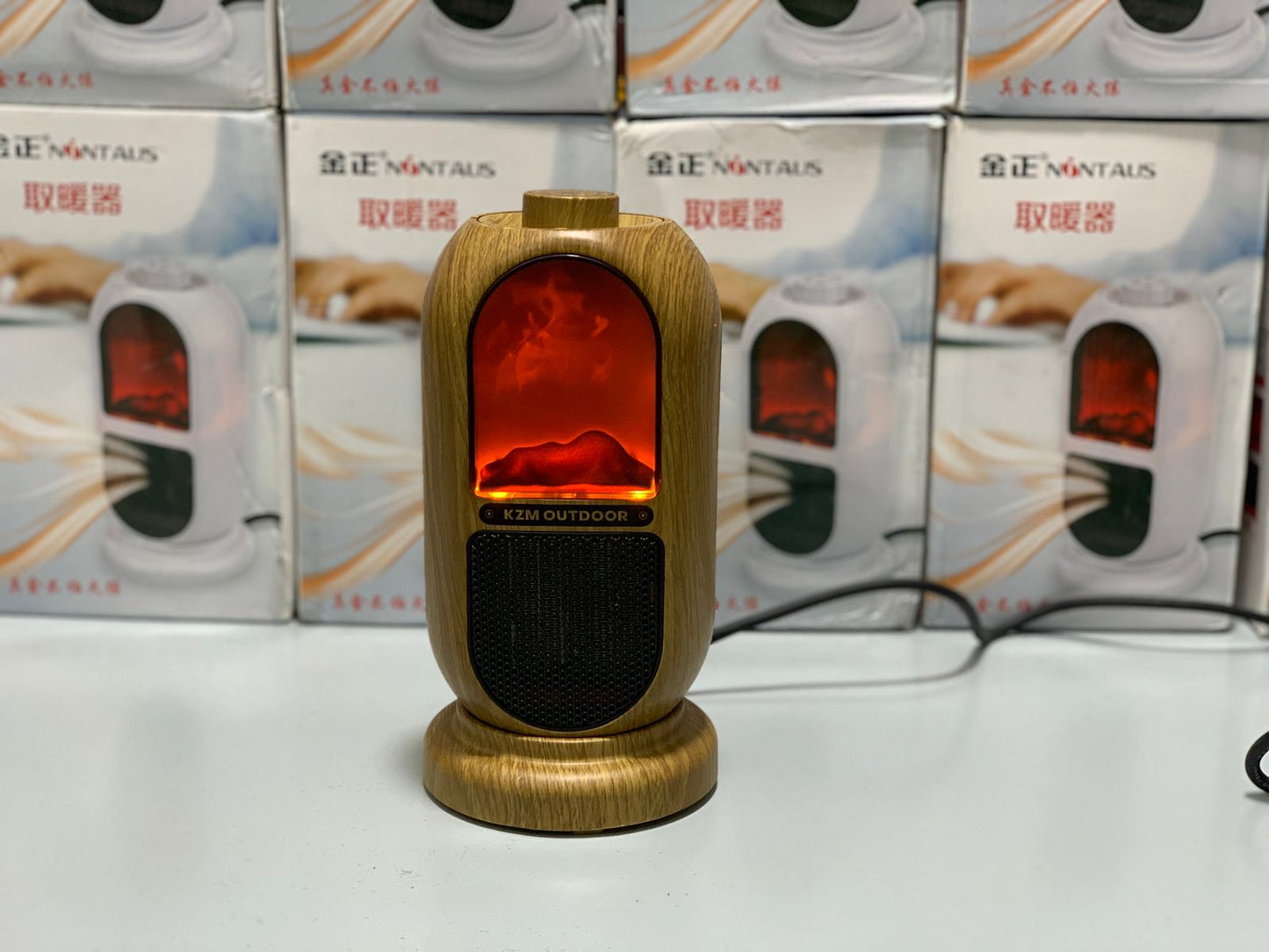 Nontause 3D Flame Heater – Imported Compact & Stylish Heating Solution