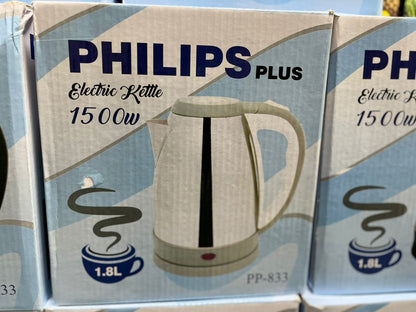 Philips Plus Electric Kettle Stainless Steel Auto OFF Mode