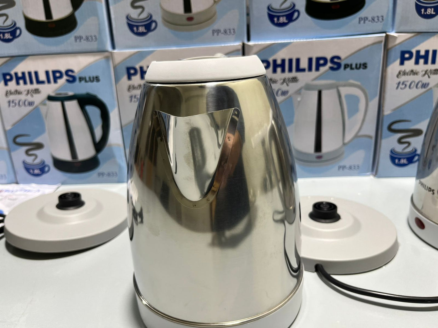 Philips Plus Electric Kettle Stainless Steel Auto OFF Mode