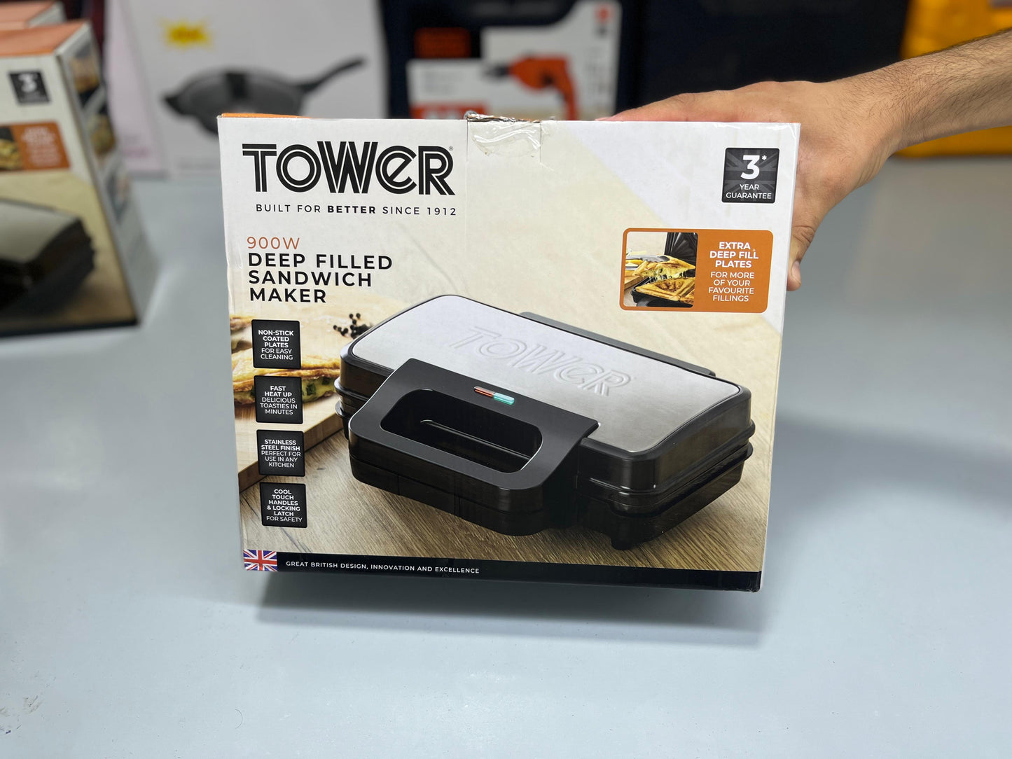 Lot Imported Tower Sandwich Maker - 900W