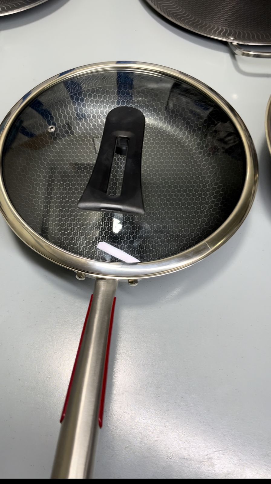 HoneyComb Double Laser Coating SHALLOW Frying Pan