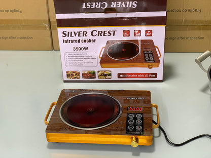 Silver Crest Imported Infrared Electric Stove – 3500W, Touch Control, Universal Cookware Compatibility