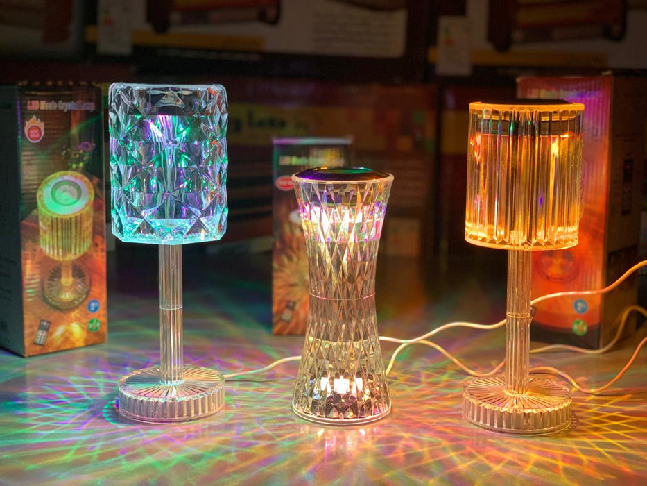 Crystal LED Light with High Quality Speaker 2 in 1 Lamps for Bedroom