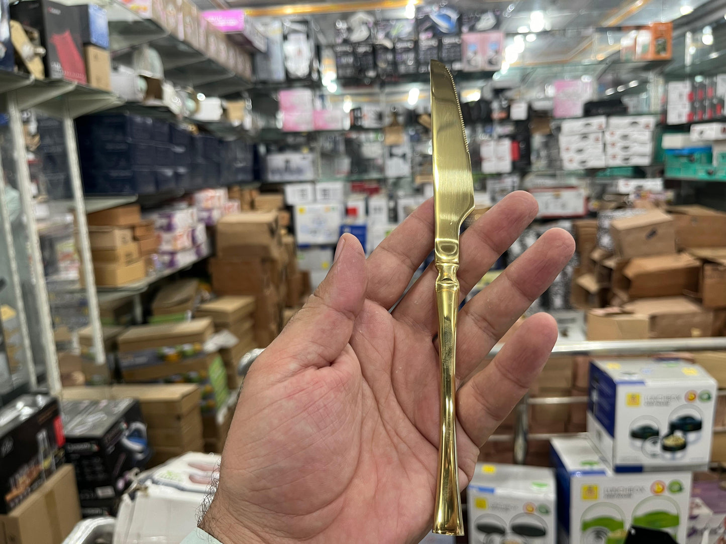 High Quality Polished Cutlery Set Golden and Half Golden Stainless Steel