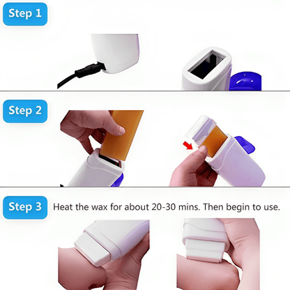 3 in 1 Roll on depilatory  Wax Heater